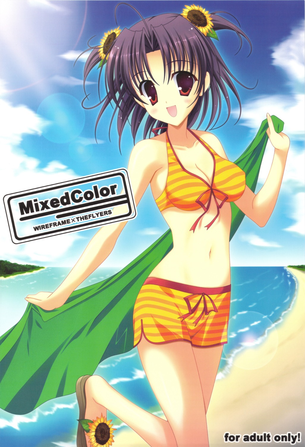 cleavage naruse_mamoru swimsuits the_flyers