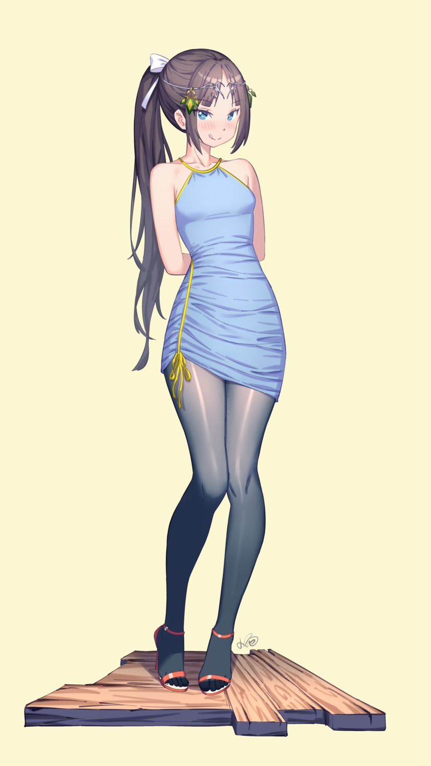 dress heels konishi_(565112307) pantyhose