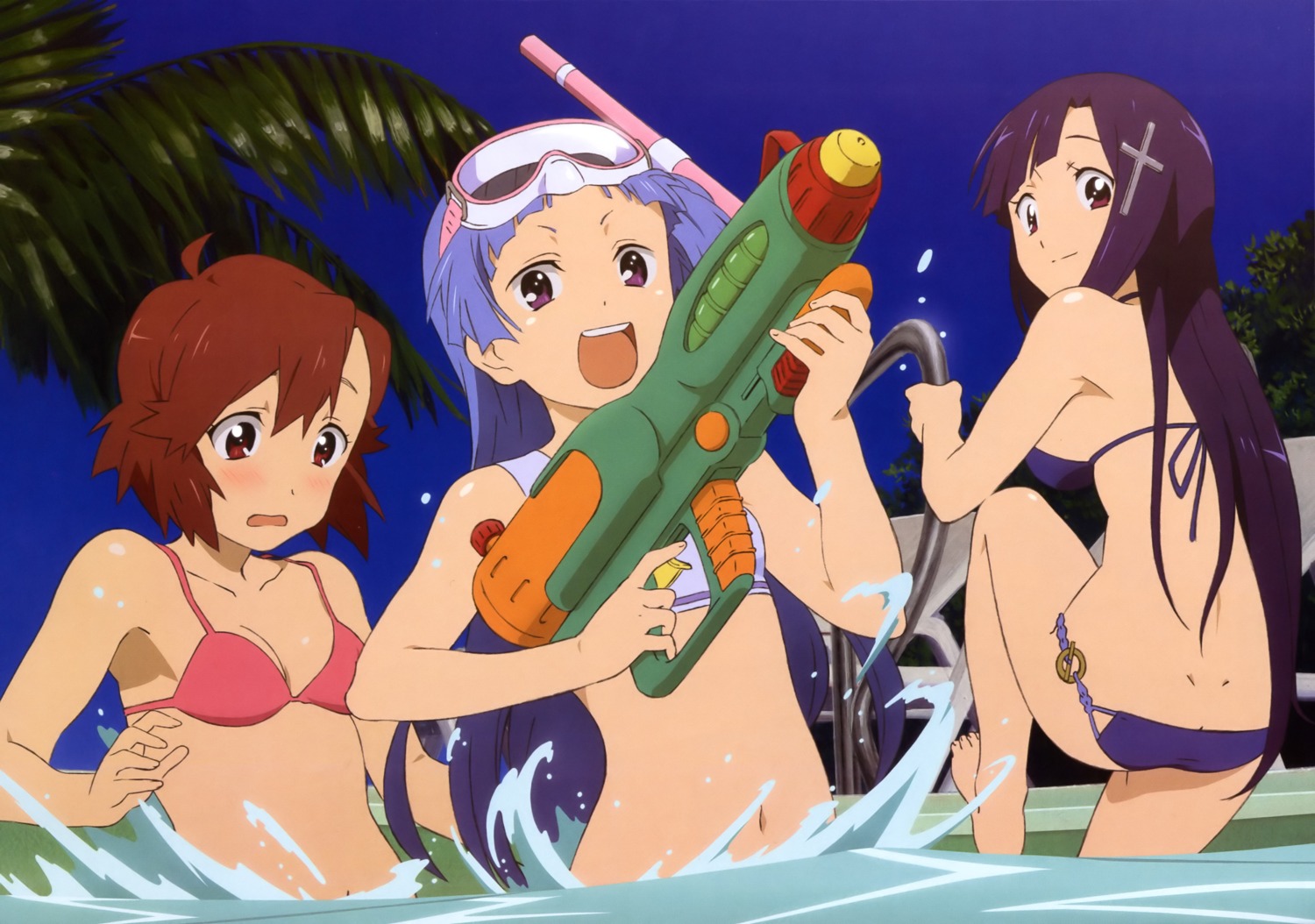 aoba_tsugumi bikini kannagi_crazy_shrine_maidens nagi swimsuits zange