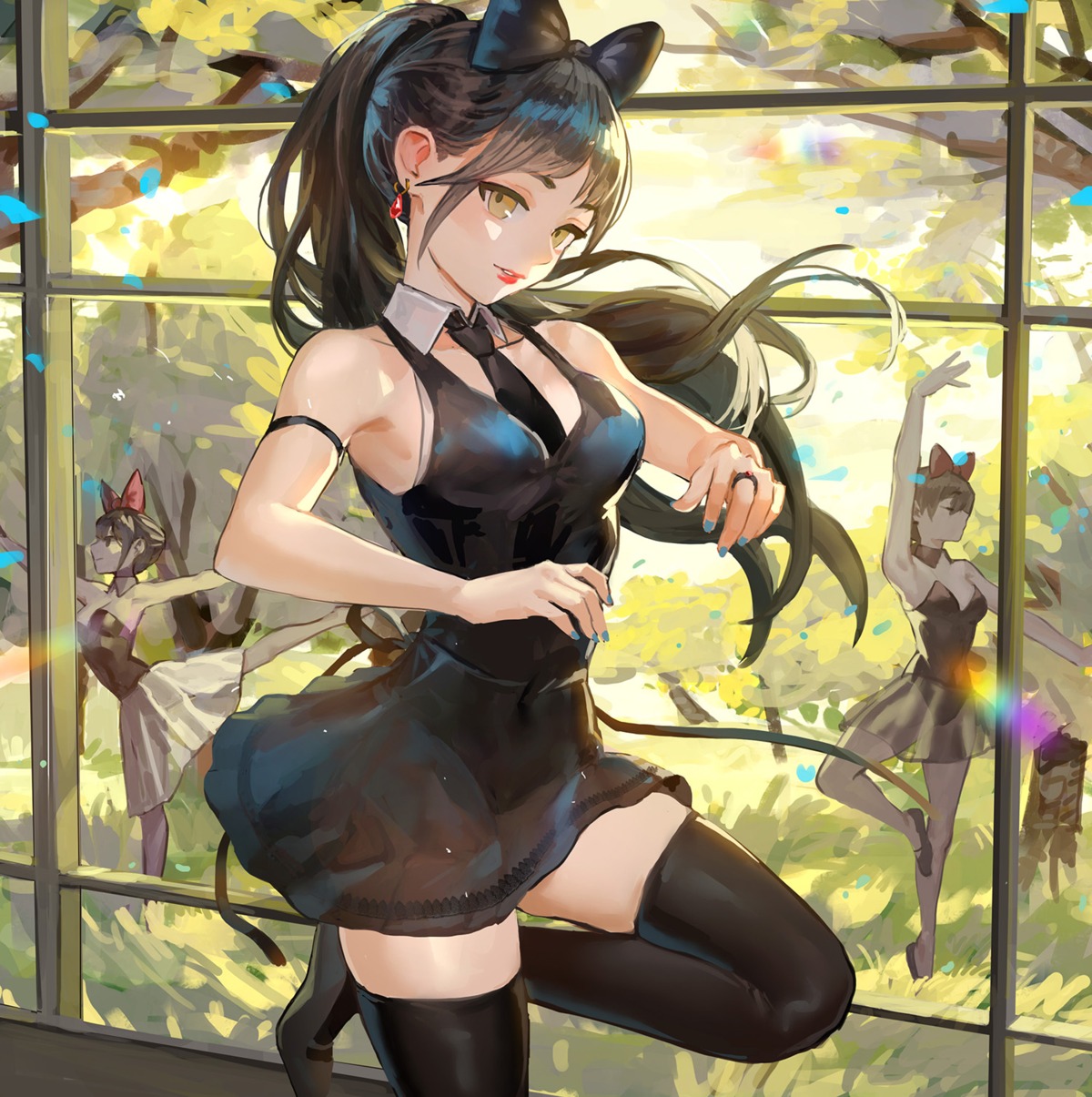 artist_revision danann skirt_lift thighhighs