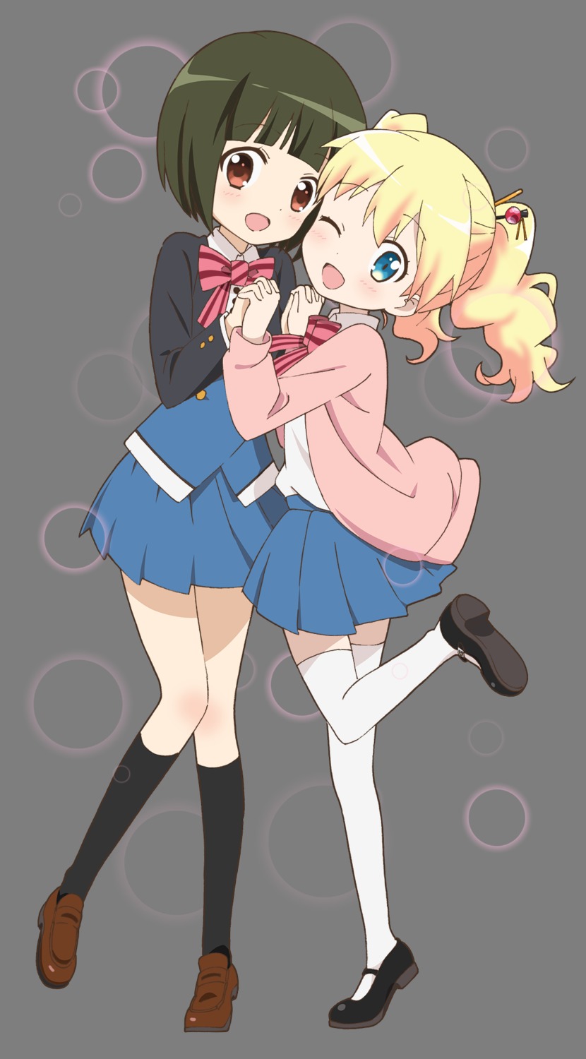 alice_cartelet kin'iro_mosaic oomiya_shinobu seifuku sweater tagme thighhighs transparent_png