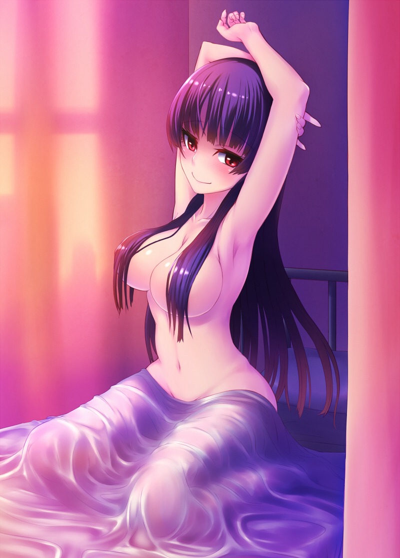 cleavage coupe50 kanoe_yuuko naked sheets tasogare_otome_x_amnesia