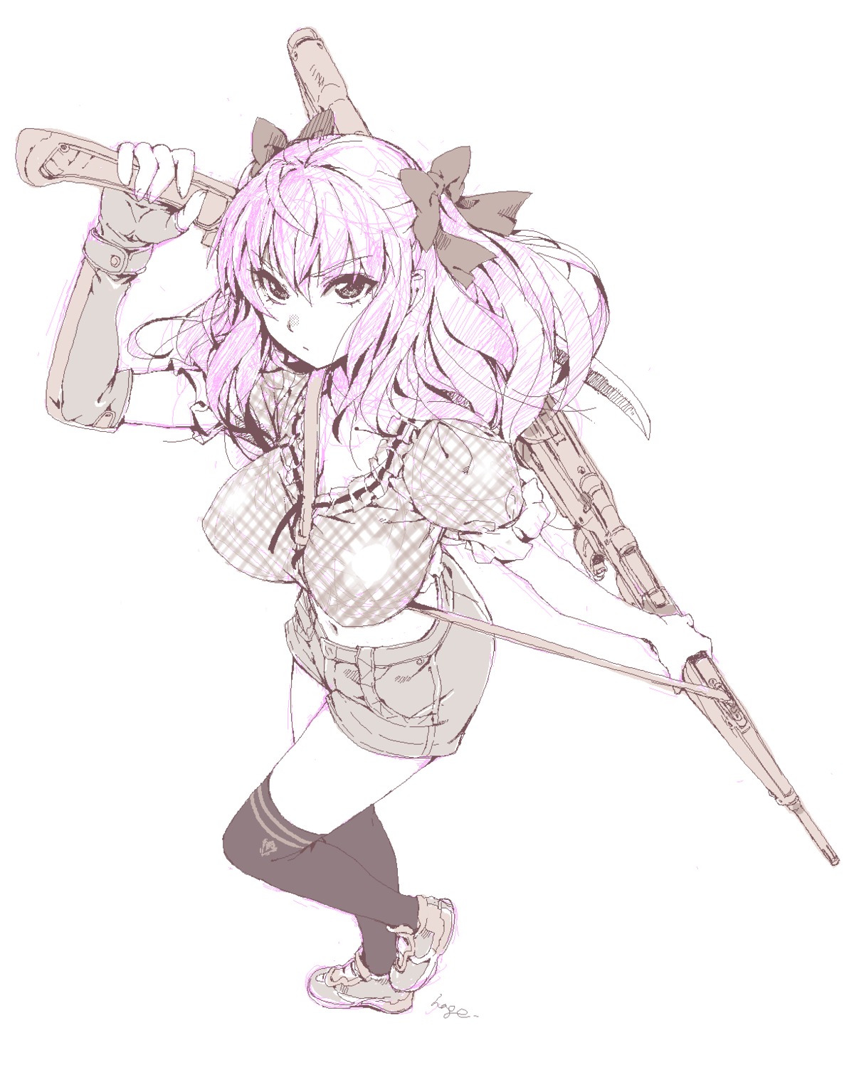 gun hage thighhighs