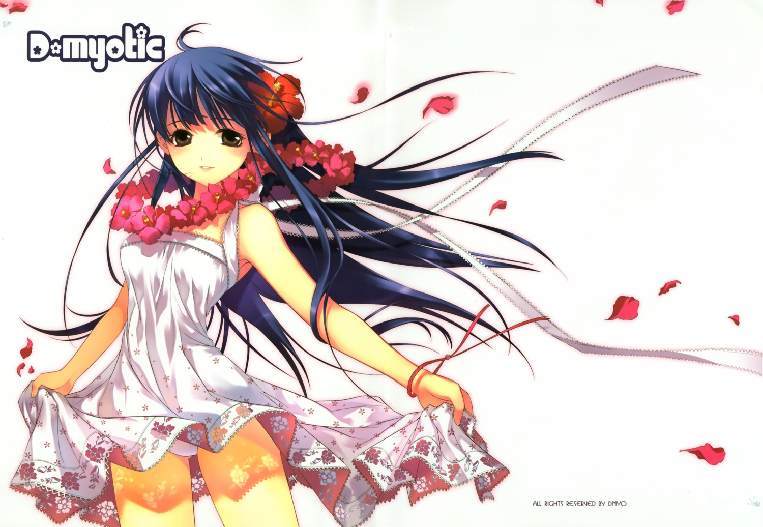 dmyo dress pantsu snow_ring summer_dress