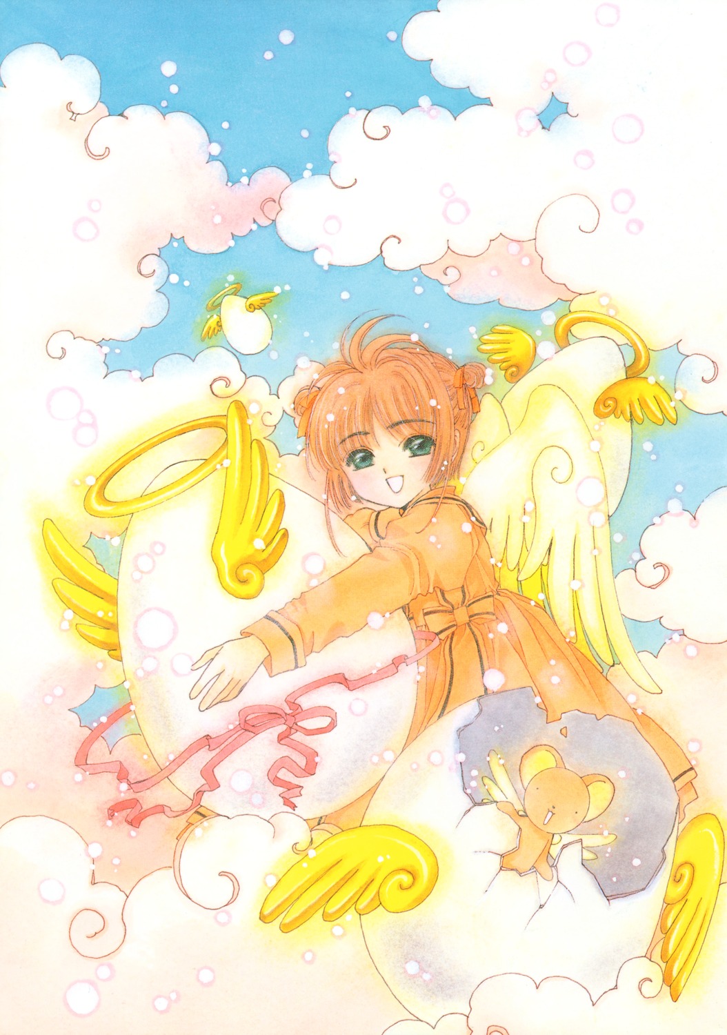 card_captor_sakura clamp kerberos kinomoto_sakura possible_duplicate