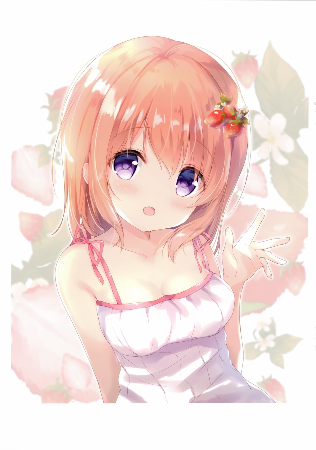 ame_usagi amedama_con cleavage dress gochuumon_wa_usagi_desu_ka? hoto_cocoa summer_dress