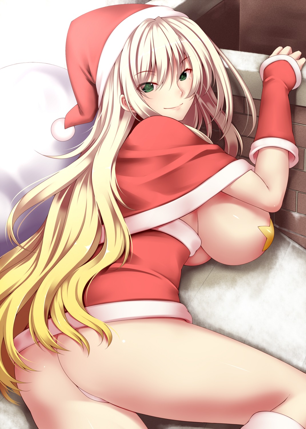 ass breasts christmas no_bra nopan pasties tro