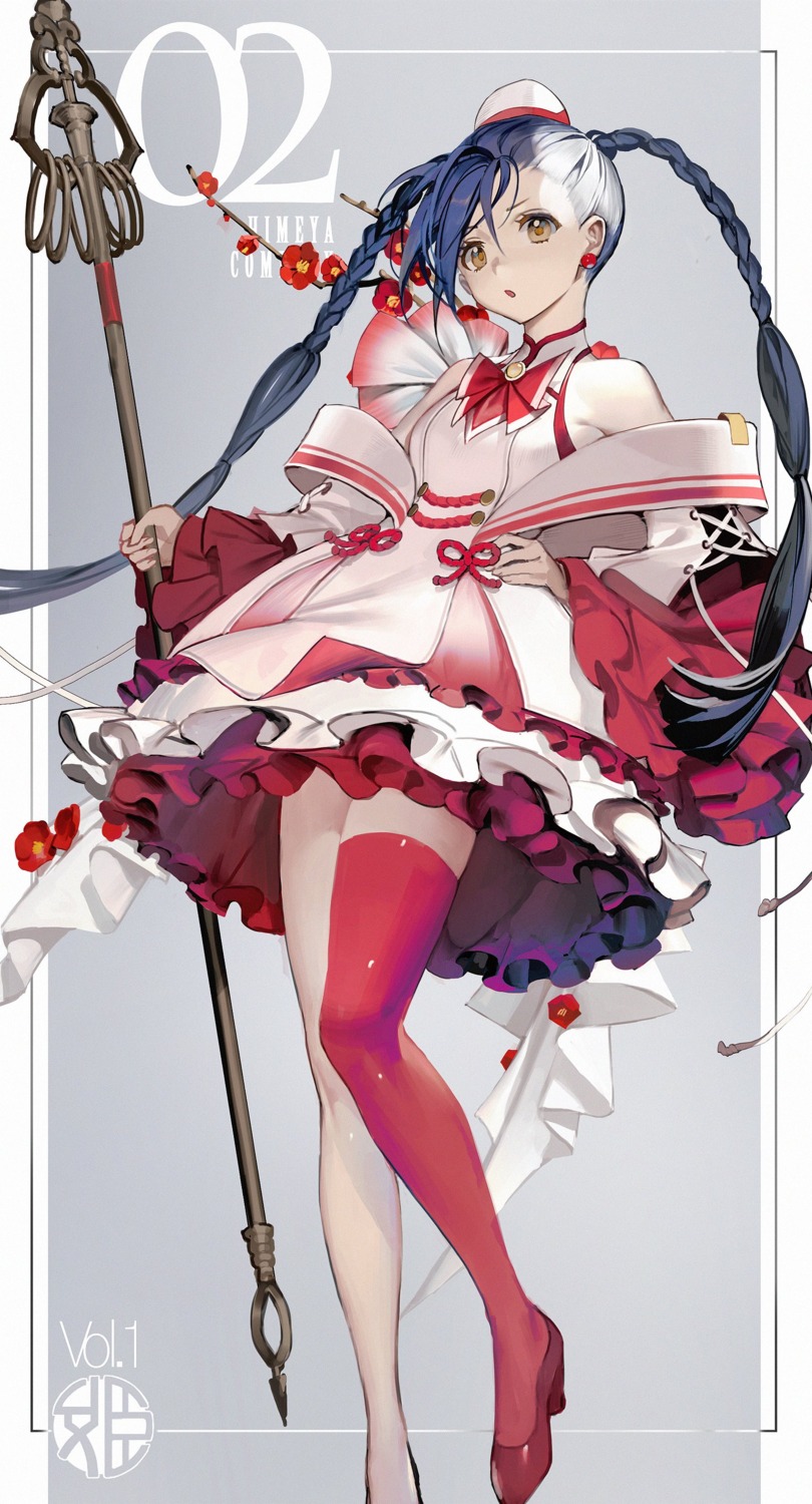 asian_clothes heels shycocoa thighhighs weapon