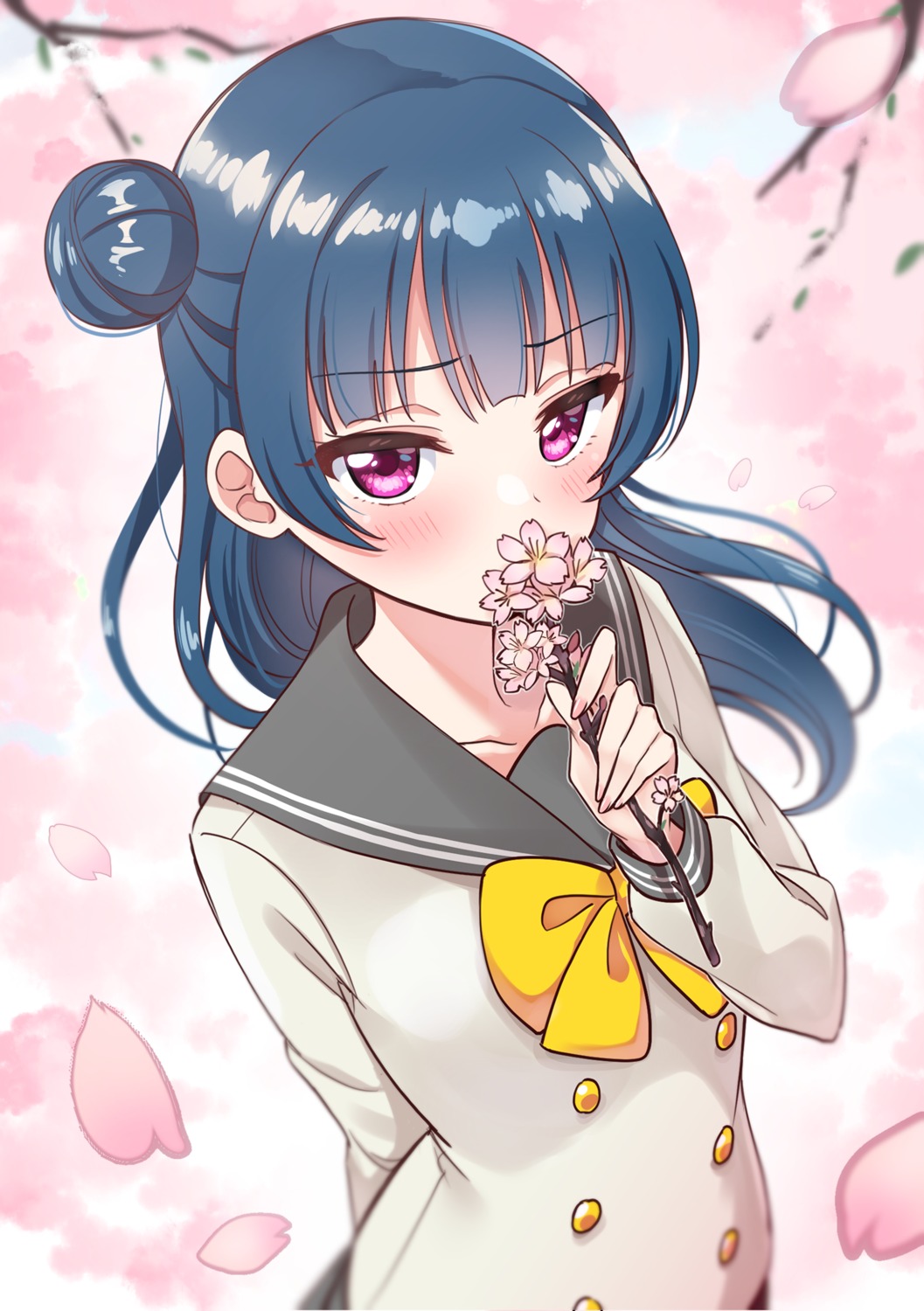 deadnooodles love_live!_sunshine!! seifuku tsushima_yoshiko