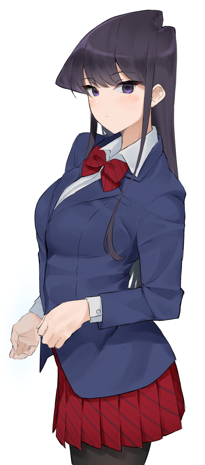 komi-san_wa_komyushou_desu. komi_shouko seifuku takita_(takita3411)