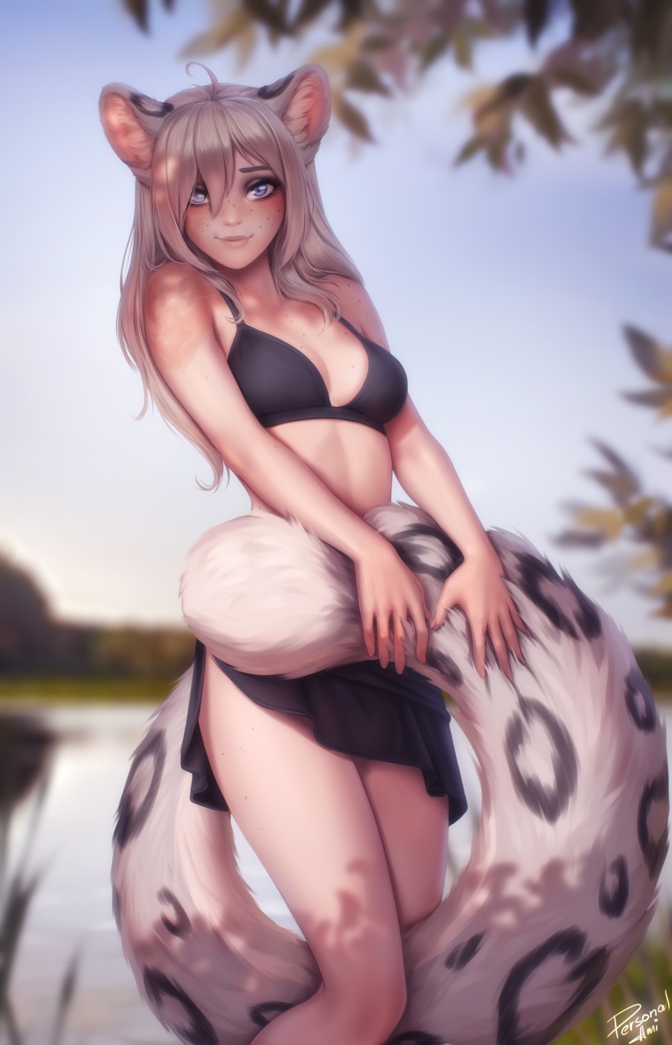 animal_ears bikini_top personal_ami swimsuits tail