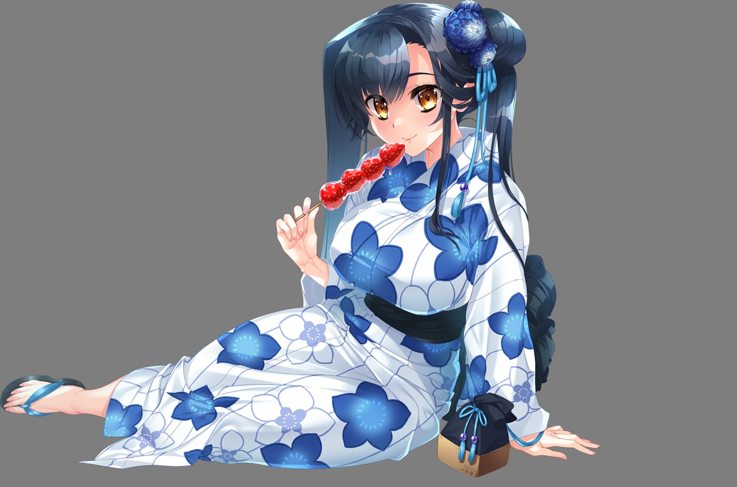 baseson kanu katagiri_hinata koihime_musou nexton shin_koihime_musou transparent_png yukata