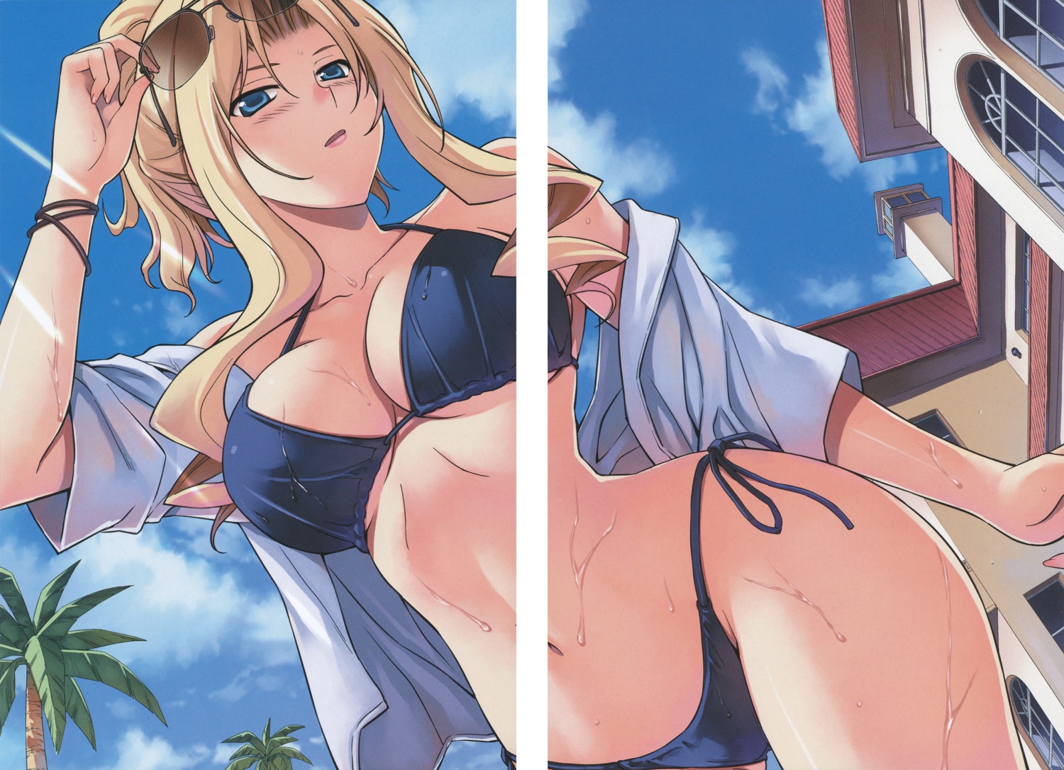 bikini cleavage elizabeth_mably freezing gap kim_kwang-hyun open_shirt screening swimsuits wet