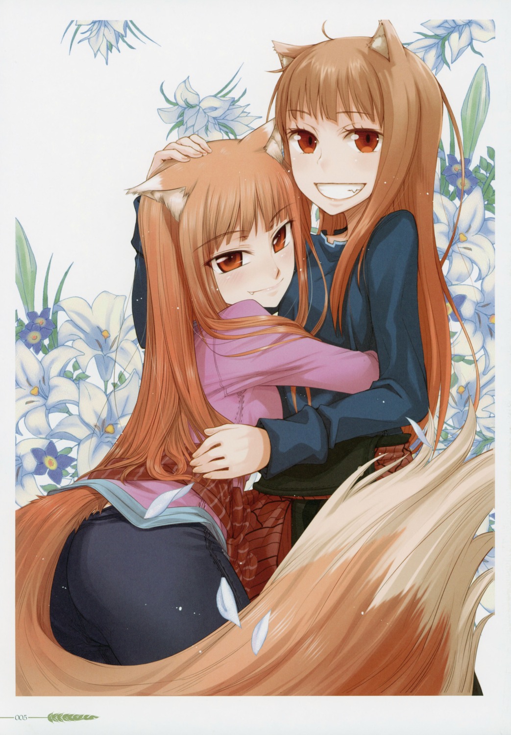 animal_ears ayakura_juu holo koume_keito possible_duplicate spice_and_wolf tail