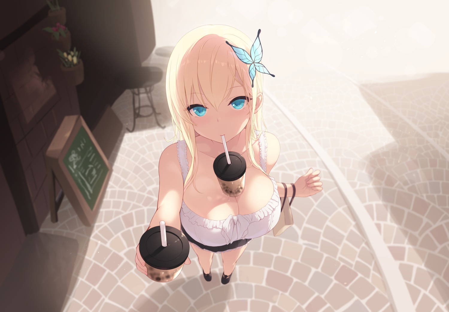 boku_wa_tomodachi_ga_sukunai cait cleavage kashiwazaki_sena