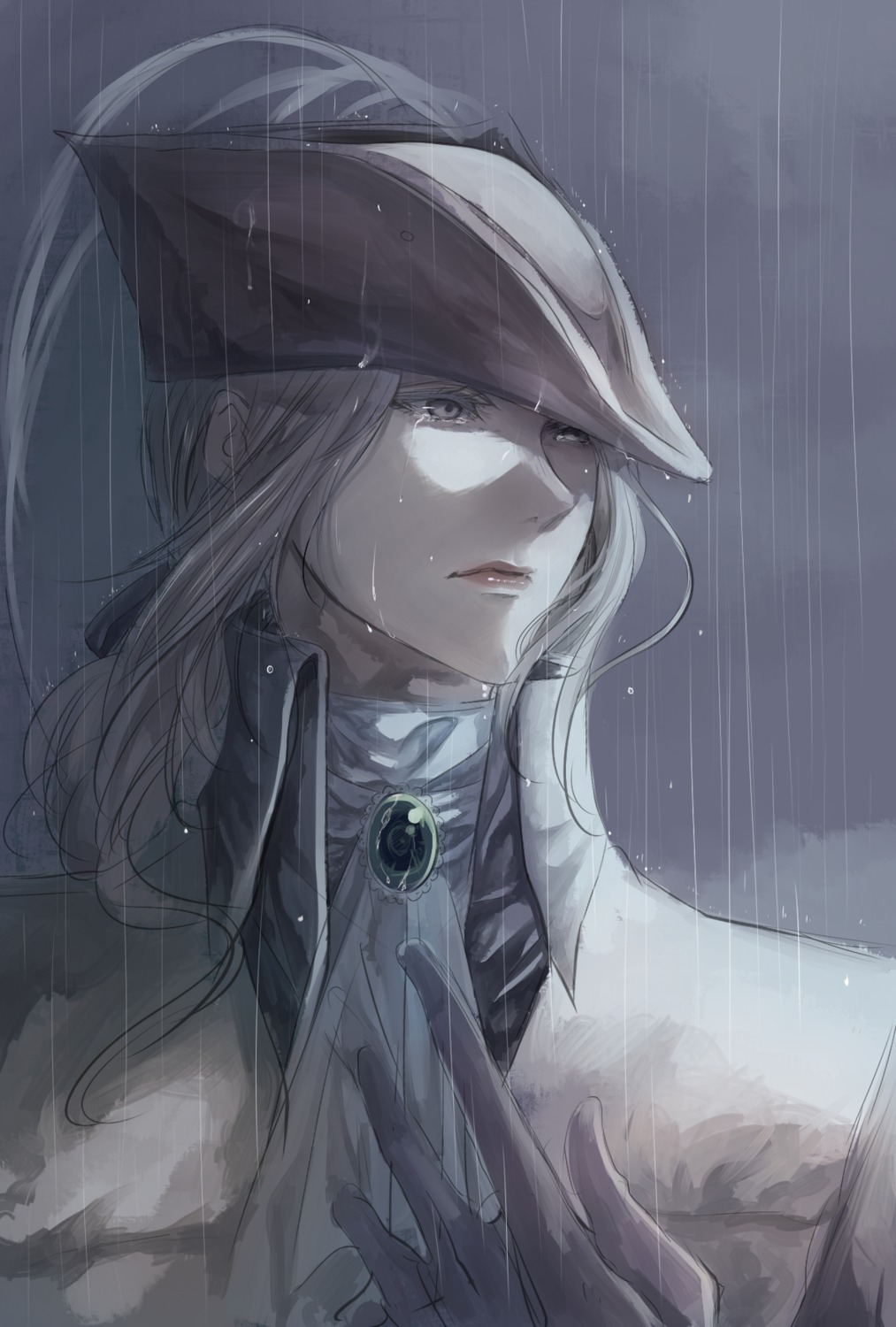 bloodborne itsuki_(itsukiovo) lady_maria_of_the_astral_clocktower wet