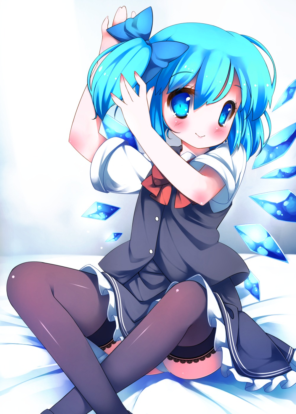 cirno loli pantsu sefa thighhighs touhou wings