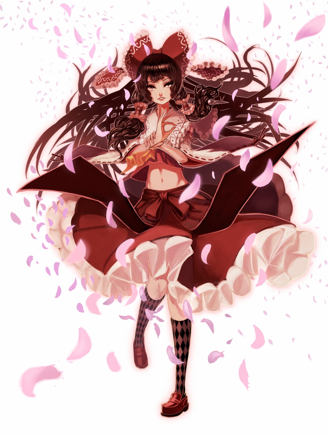 hakurei_reimu kansousamehada miko touhou