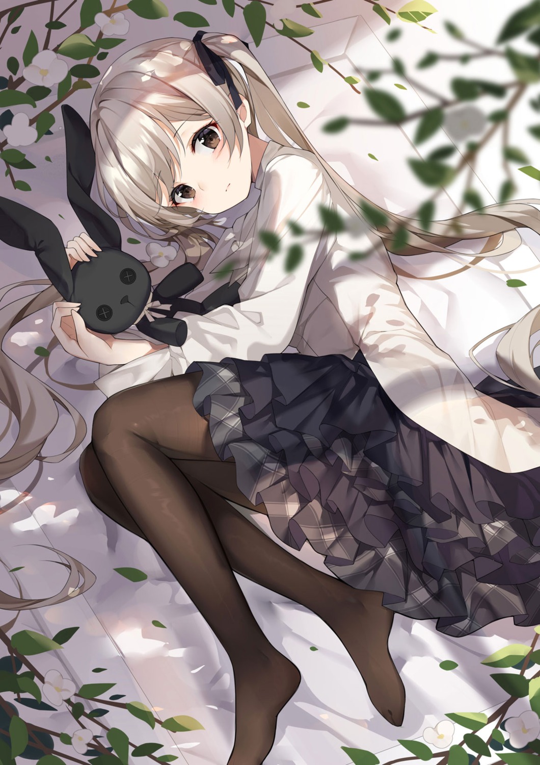 kasugano_sora kikistark pantyhose skirt_lift yosuga_no_sora