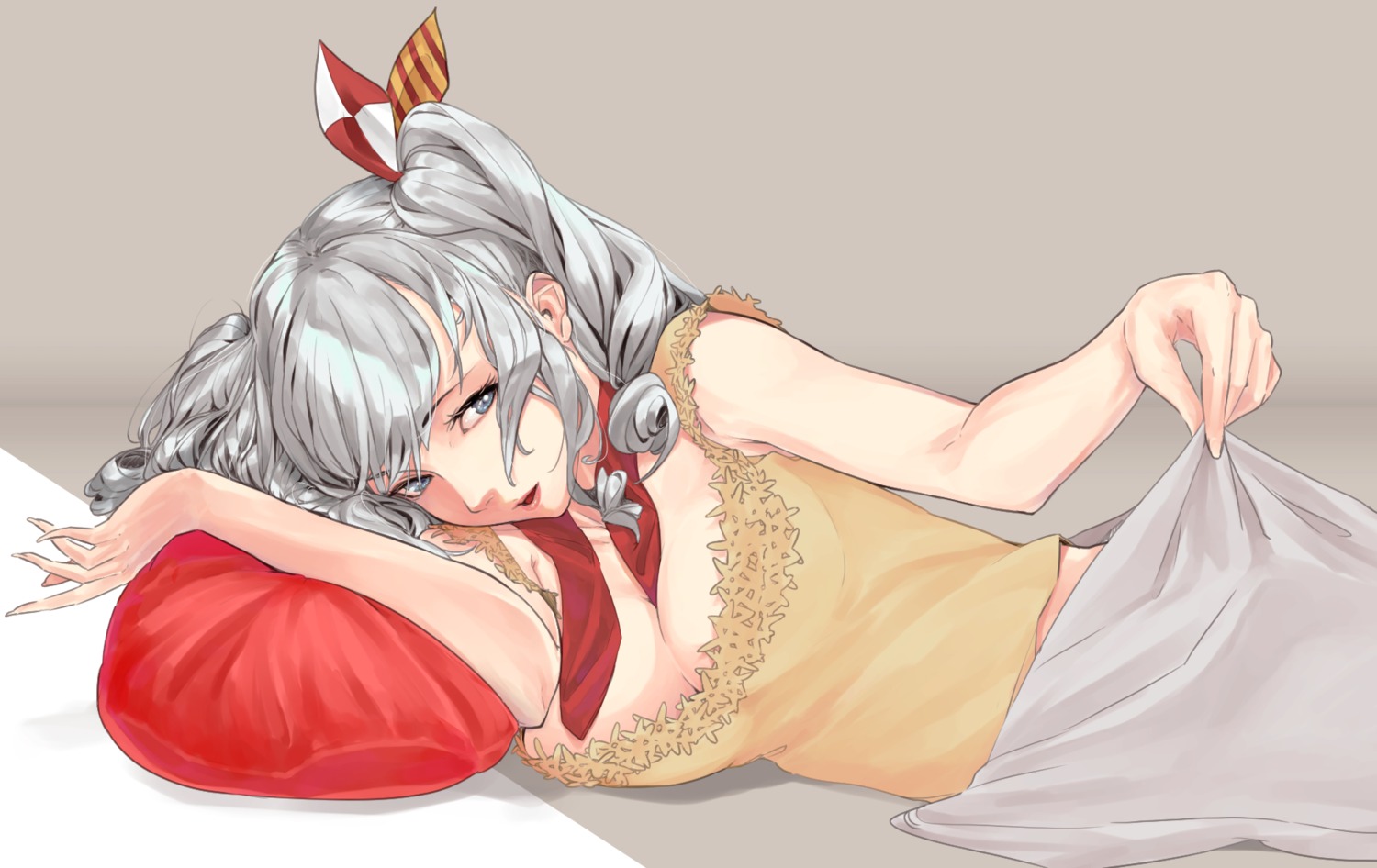 forevernight kantai_collection kashima_(kancolle) lingerie sheets