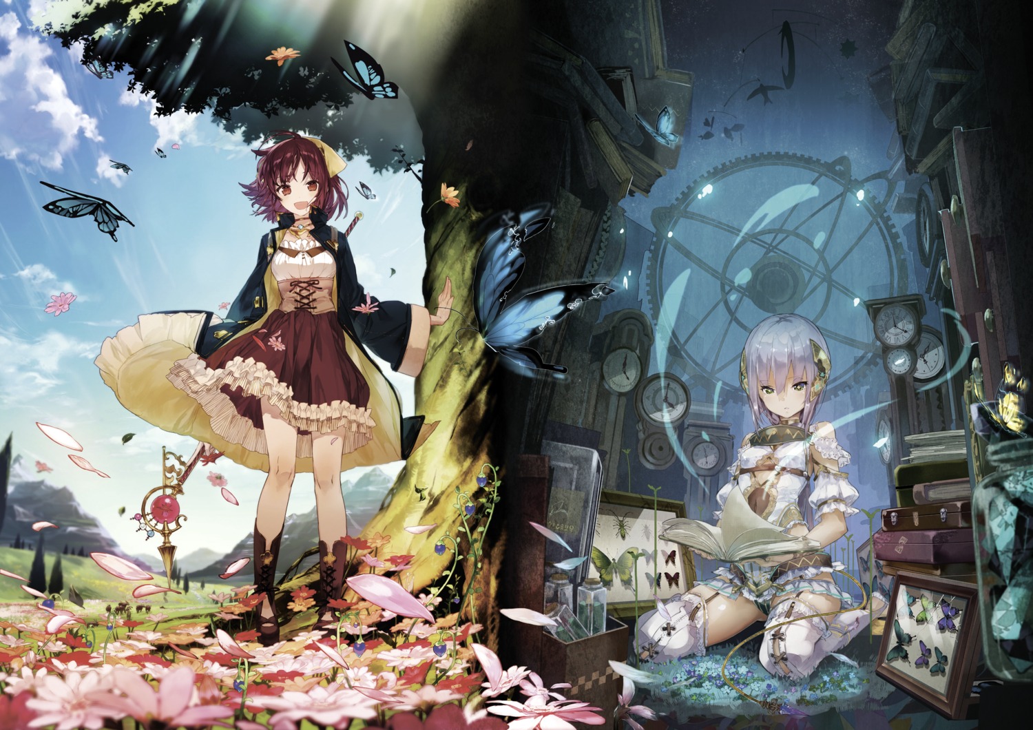 atelier atelier_sophie koei_tecmo noco pantsu plachta sophie_neuenmuller stockings thighhighs weapon yuugen