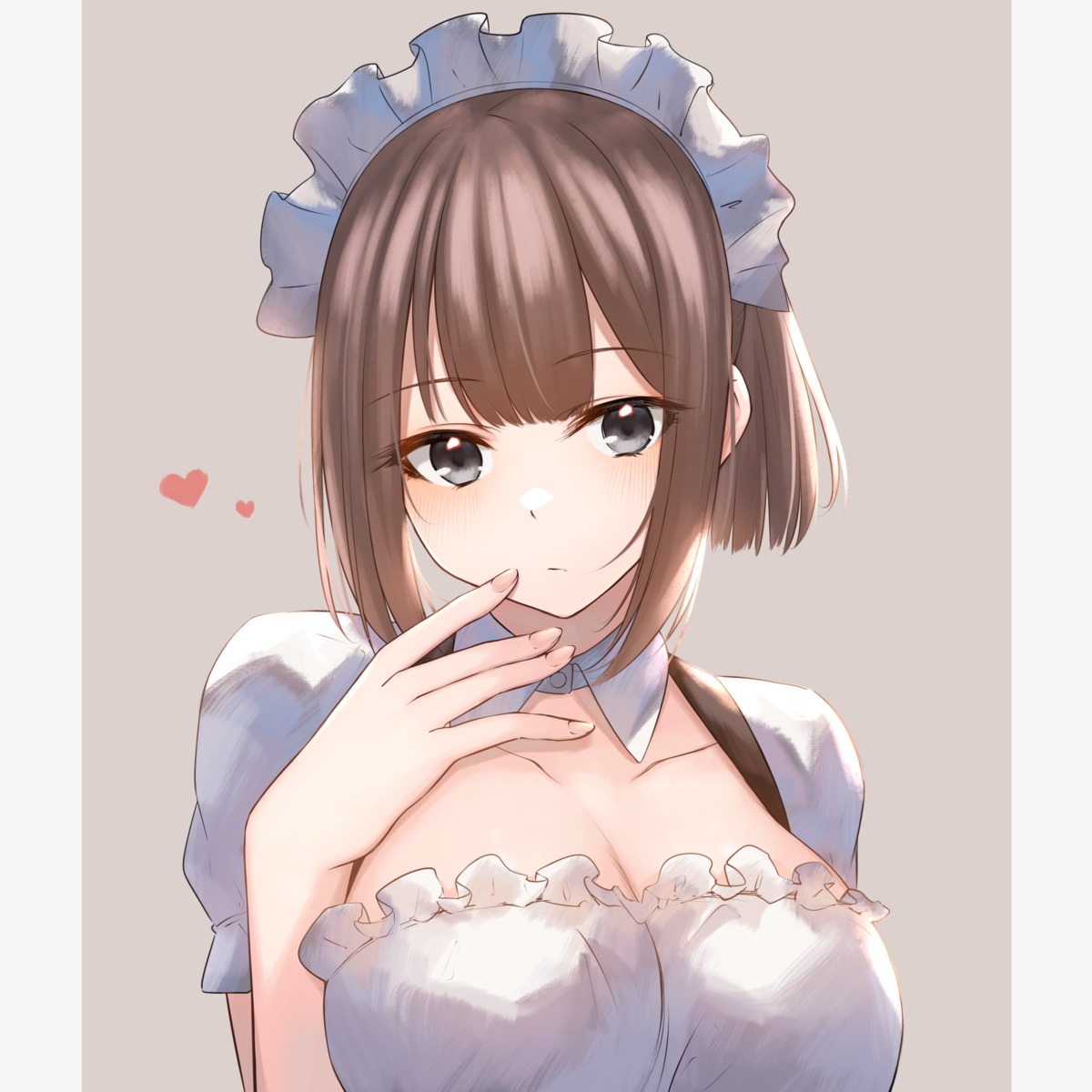 akky_(akimi1127) cleavage maid