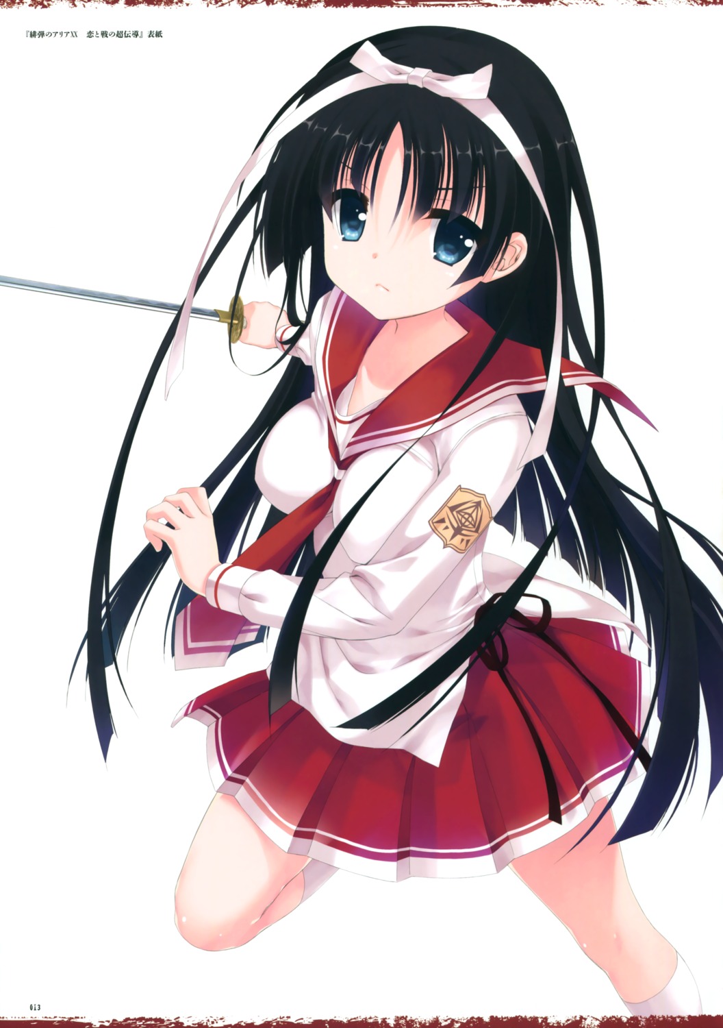 hidan_no_aria hotogi_shirayuki kobuichi seifuku sword