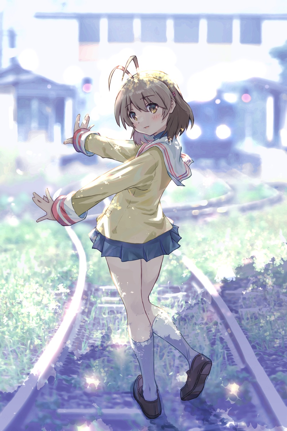 akayama_yukihe clannad furukawa_nagisa seifuku