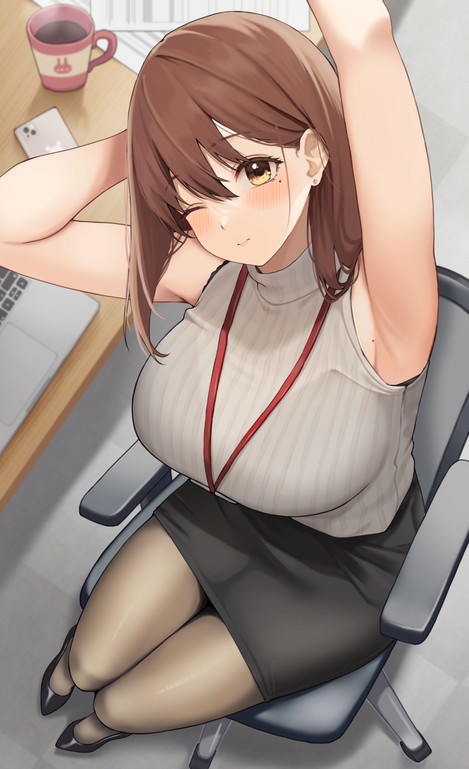 ol-chan_(udon.) pantyhose sweater udon.