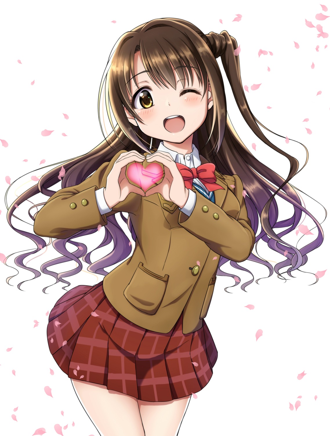 rariemonn seifuku shimamura_uzuki the_idolm@ster the_idolm@ster_cinderella_girls