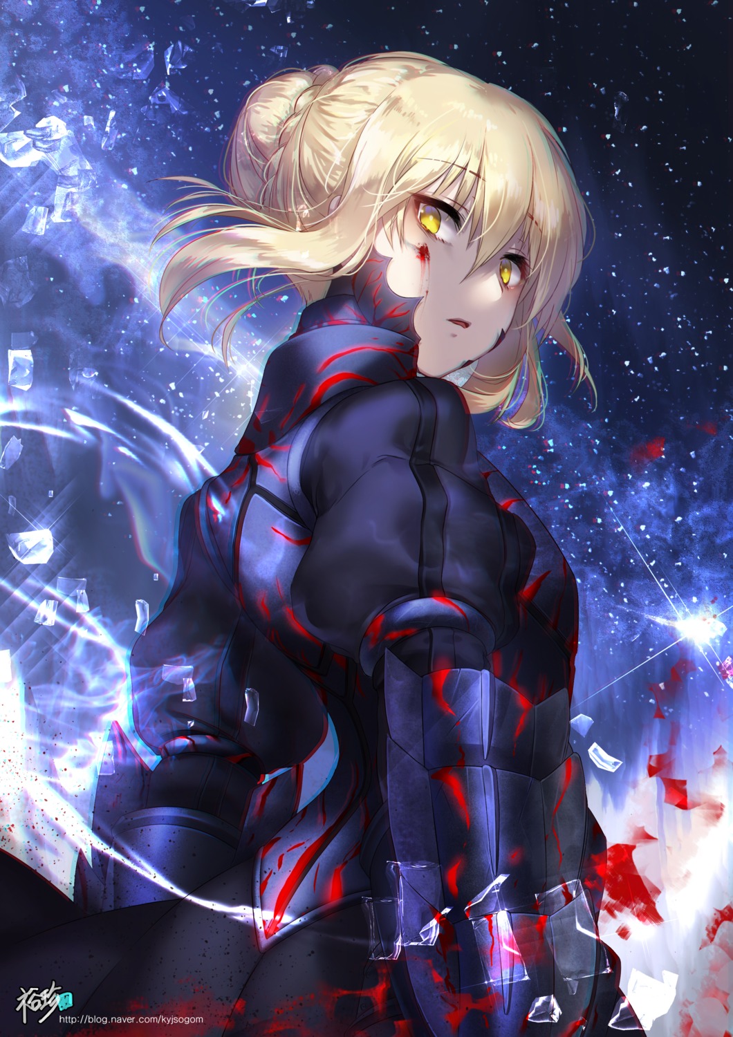 armor blood fate/grand_order fate/stay_night kyjsogom saber saber_alter