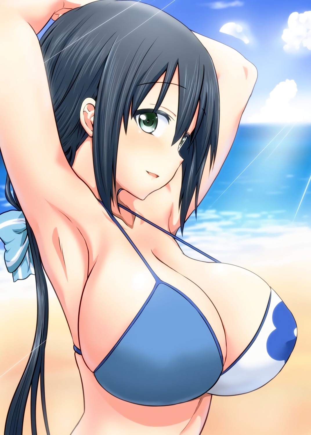 bikini_top cleavage swimsuits take_(shokumu-taiman) tougou_mimori yuuki_yuuna_wa_yuusha_de_aru