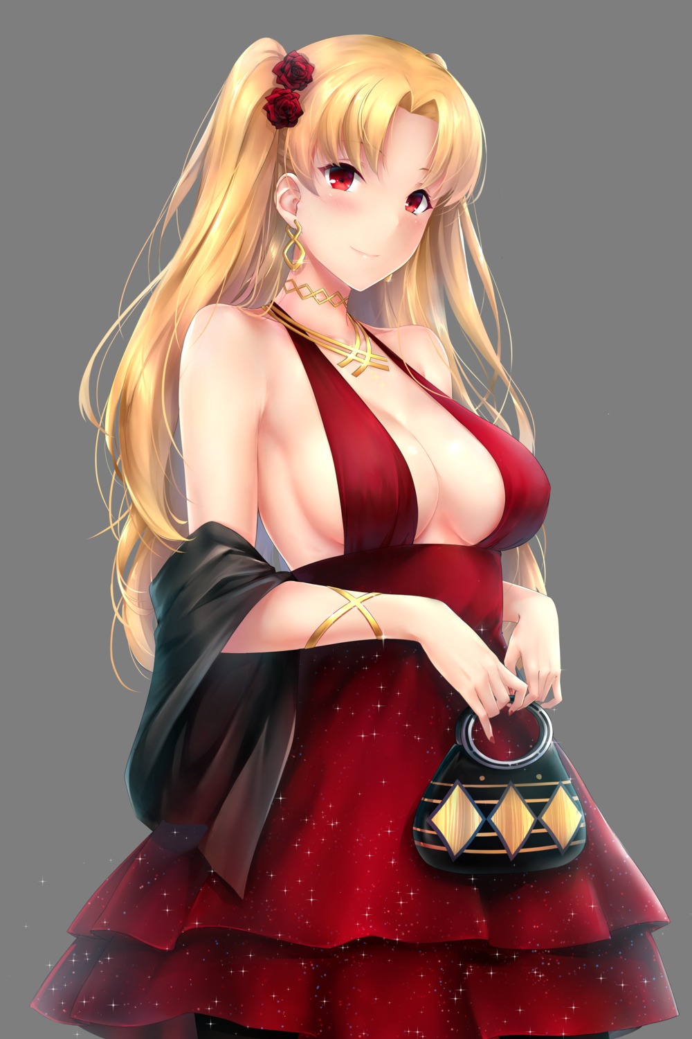 dress ereshkigal_(fate/grand_order) fate/grand_order no_bra rei_kun transparent_png