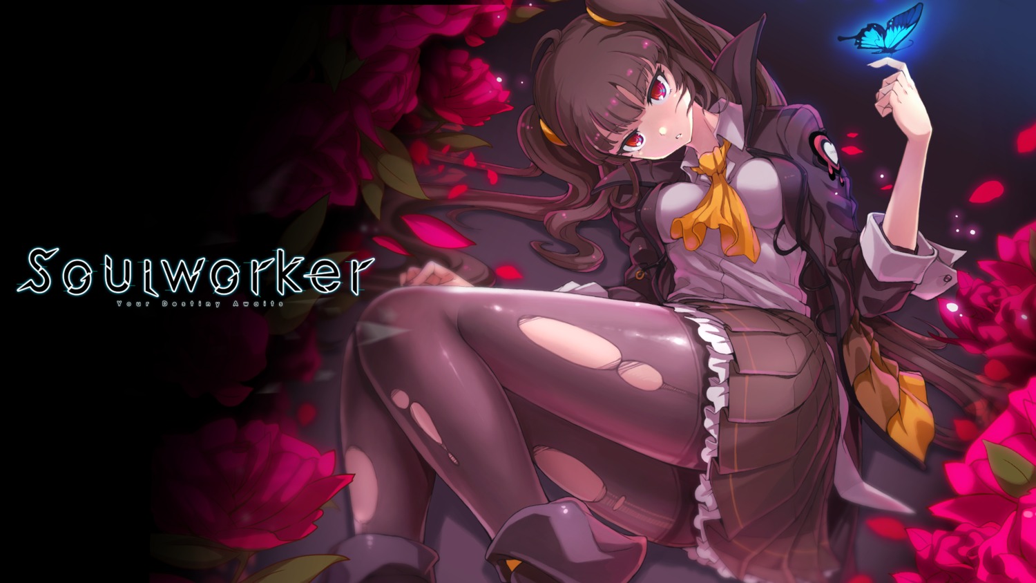 lily_bloomerchen pantyhose soul_worker tagme torn_clothes wallpaper
