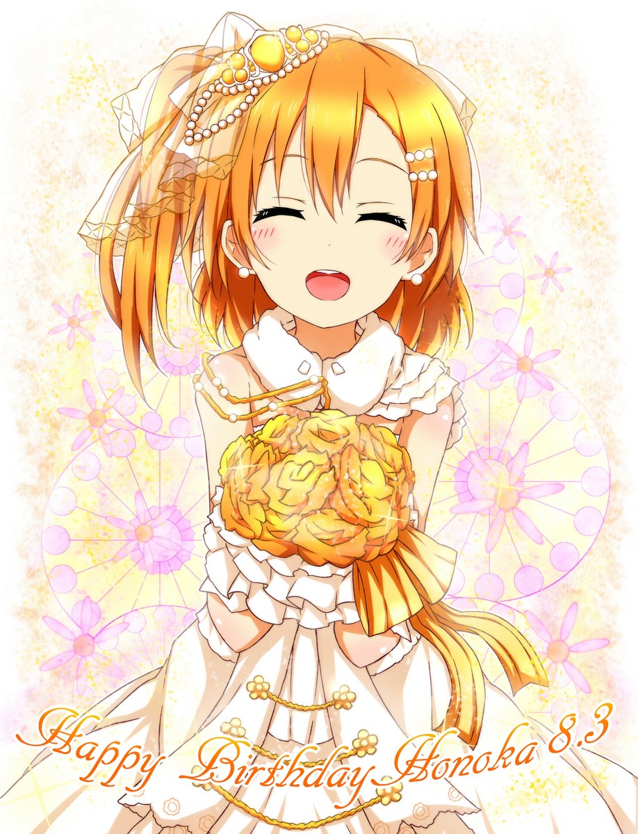 dress karamone-ze kousaka_honoka love_live! wedding_dress