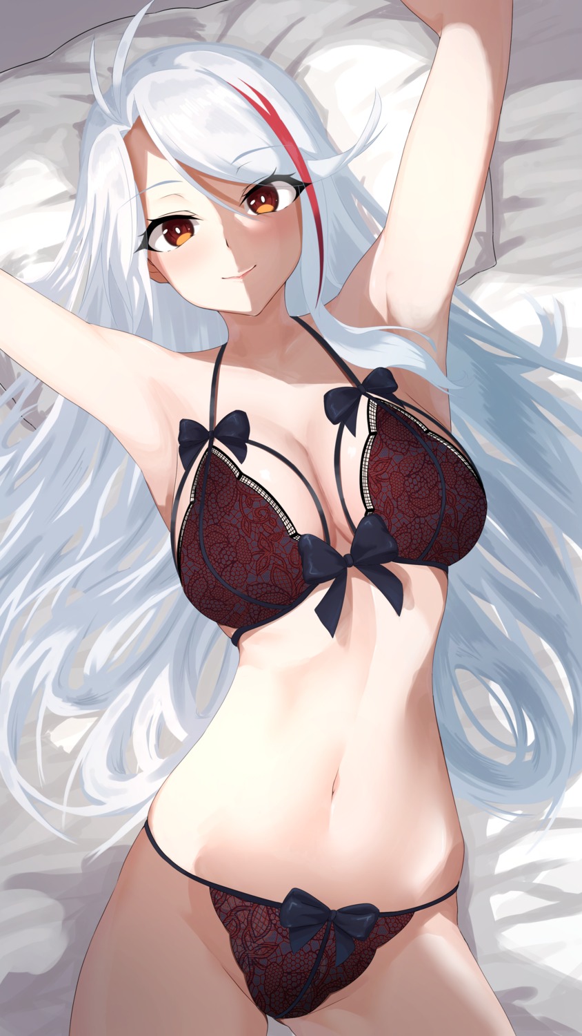 azur_lane bra lingerie pantsu prinz_eugen_(azur_lane) sona_konohatori thong