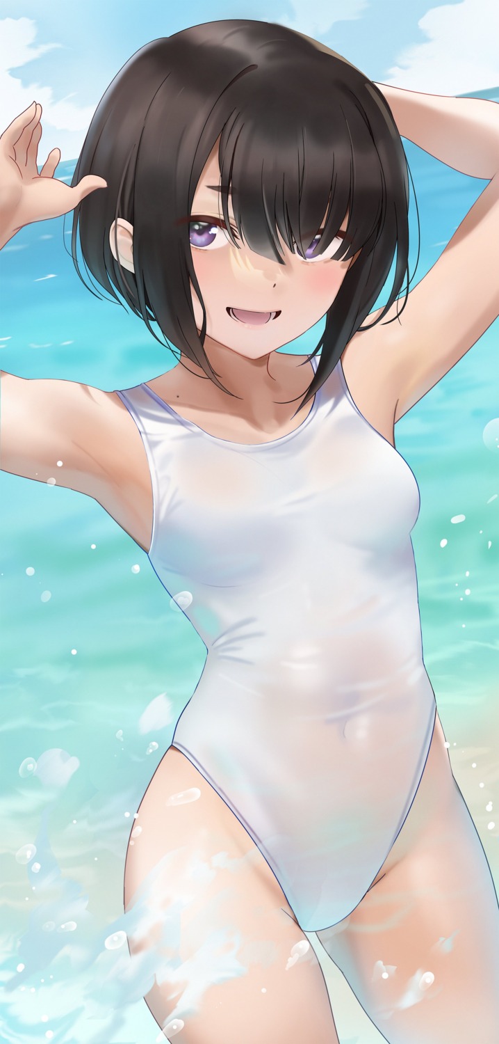 see_through seicoh swimsuits wet_clothes