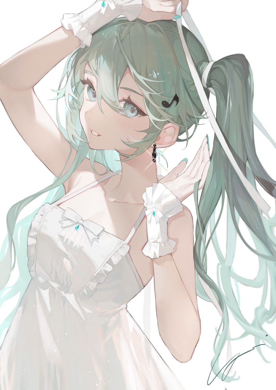 dress hatsune_miku summer_dress vocaloid yoimon