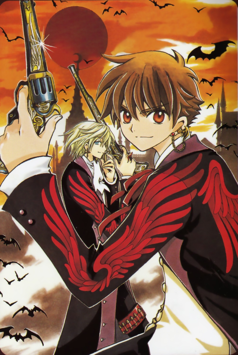 clamp fai_d._flourite gun li_syaoran male tsubasa_reservoir_chronicle