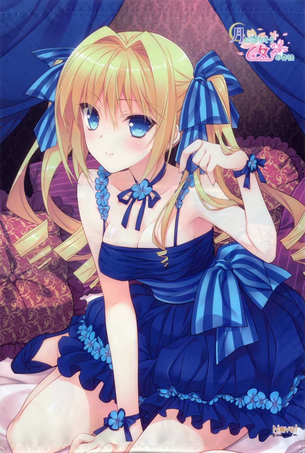 bleed_through dress heels navel suzuhira_hiro tsuki_ni_yorisou_otome_no_sahou ursule_fleur_jeanmarie