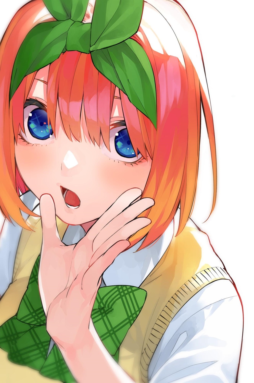 5-toubun_no_hanayome haruba_negi nakano_yotsuba possible_duplicate seifuku sweater