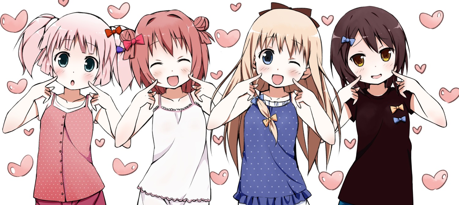 akaza_akari funami_yui linda_b toshinou_kyouko yoshikawa_chinatsu yuru_yuri