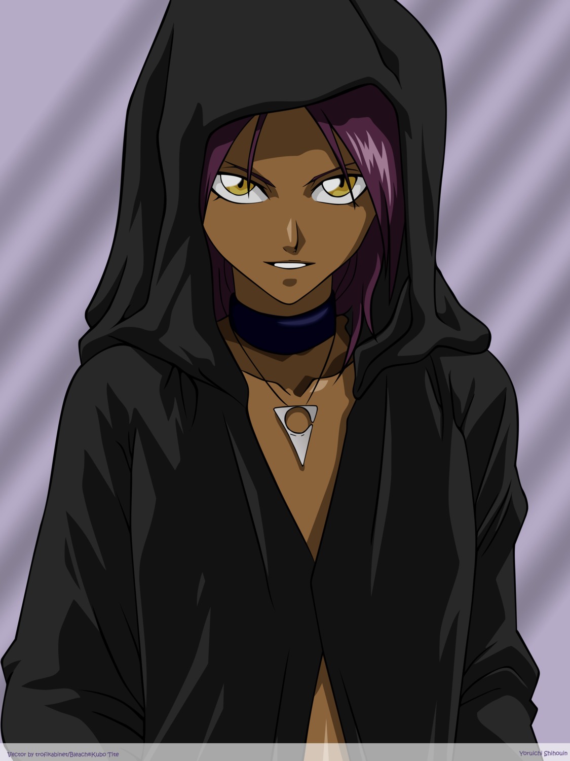 bleach shihouin_yoruichi vector_trace