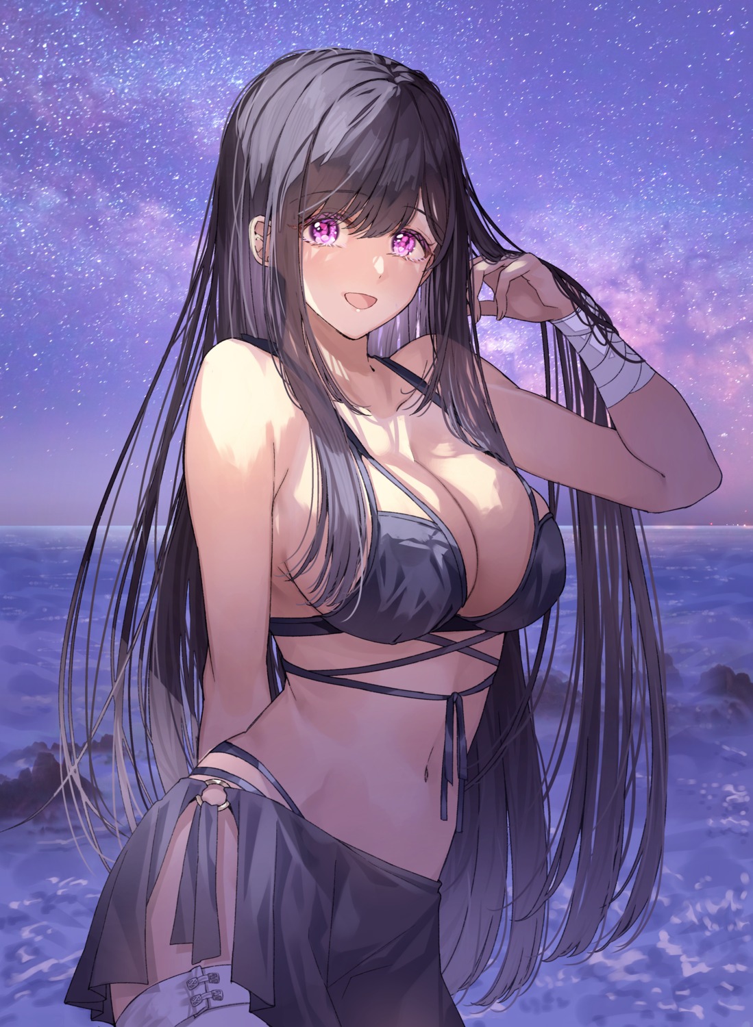 bandages bikini garter matsusatoru_kouji swimsuits