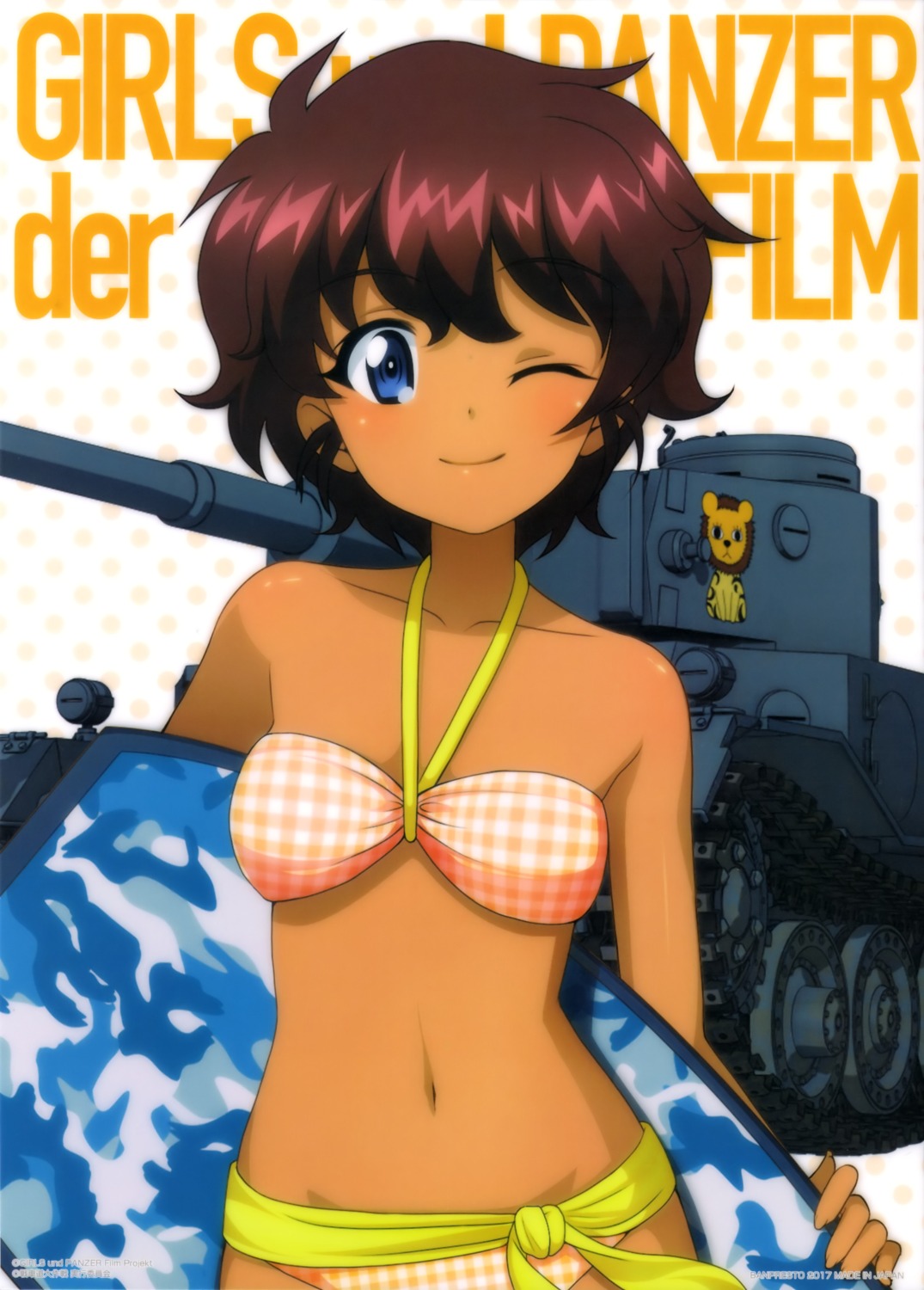 bikini girls_und_panzer suzuki_(girls_und_panzer) swimsuits