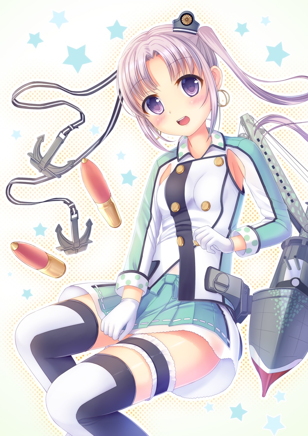 akitsushima_(kancolle) garter kantai_collection thighhighs umitonakai