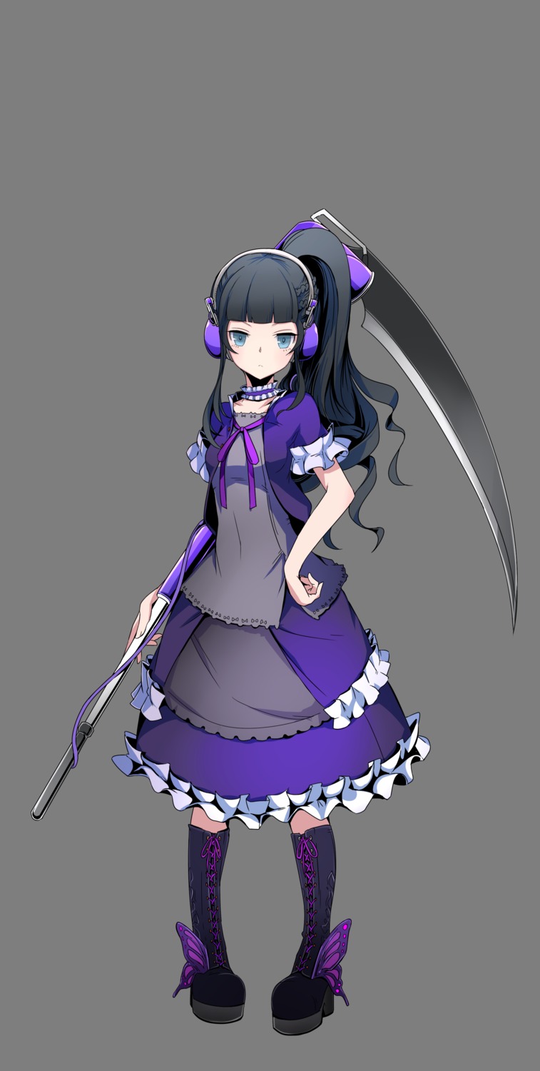 akiba's_beat dress headphones tagme transparent_png weapon