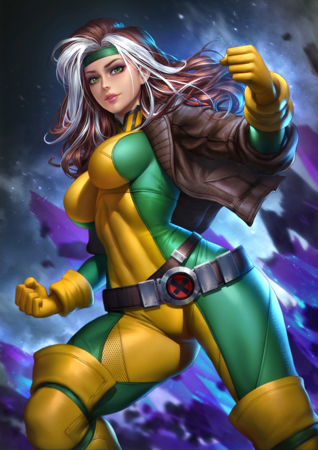 bodysuit marvel nudtawut_thongmai rogue_(x-men) x-men