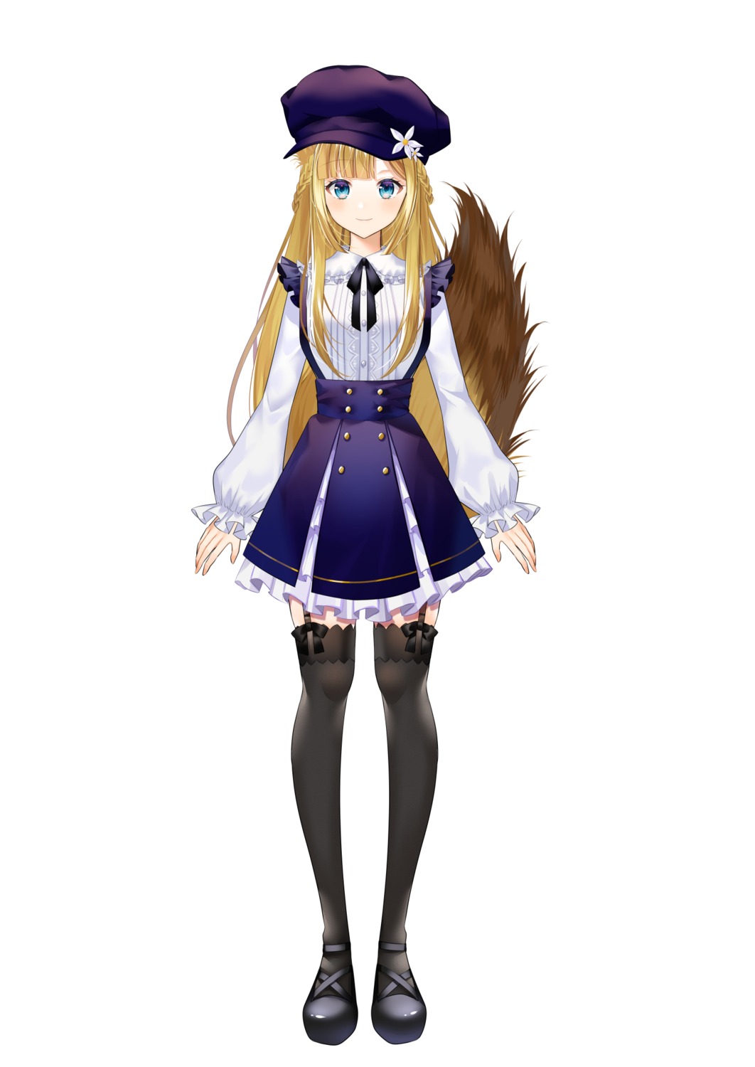 animal_ears myusha stockings tail thighhighs