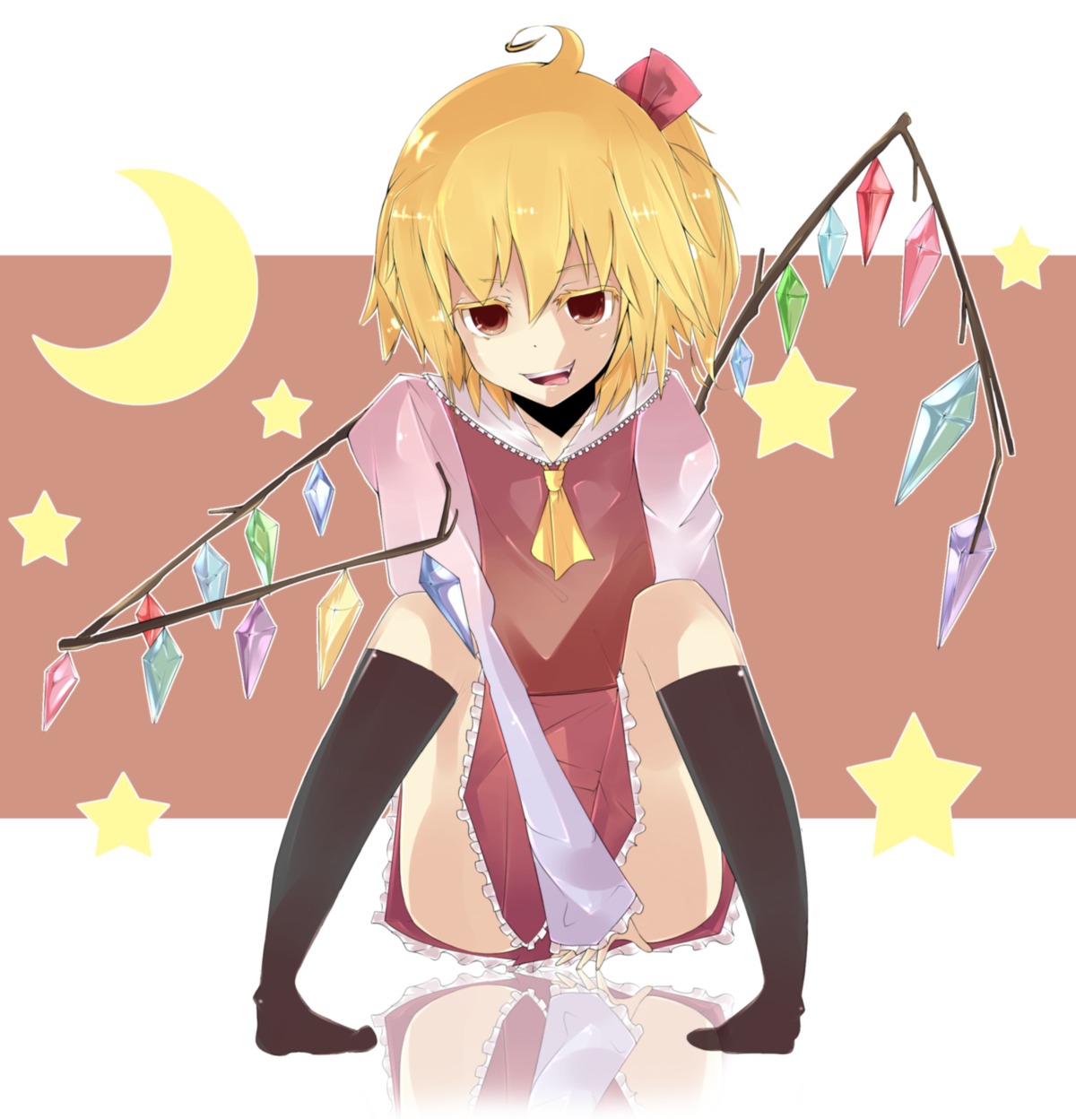 flandre_scarlet touhou urumoo wings